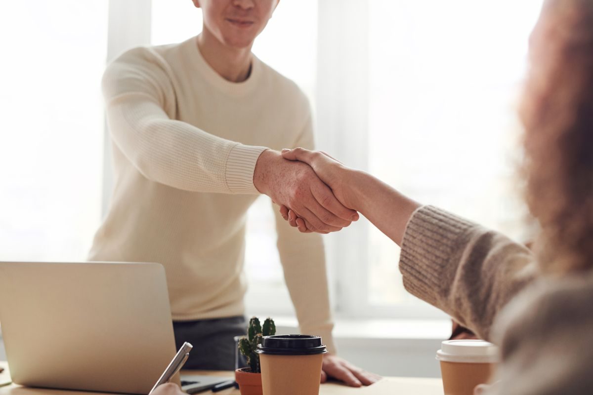 Client partnership handshake