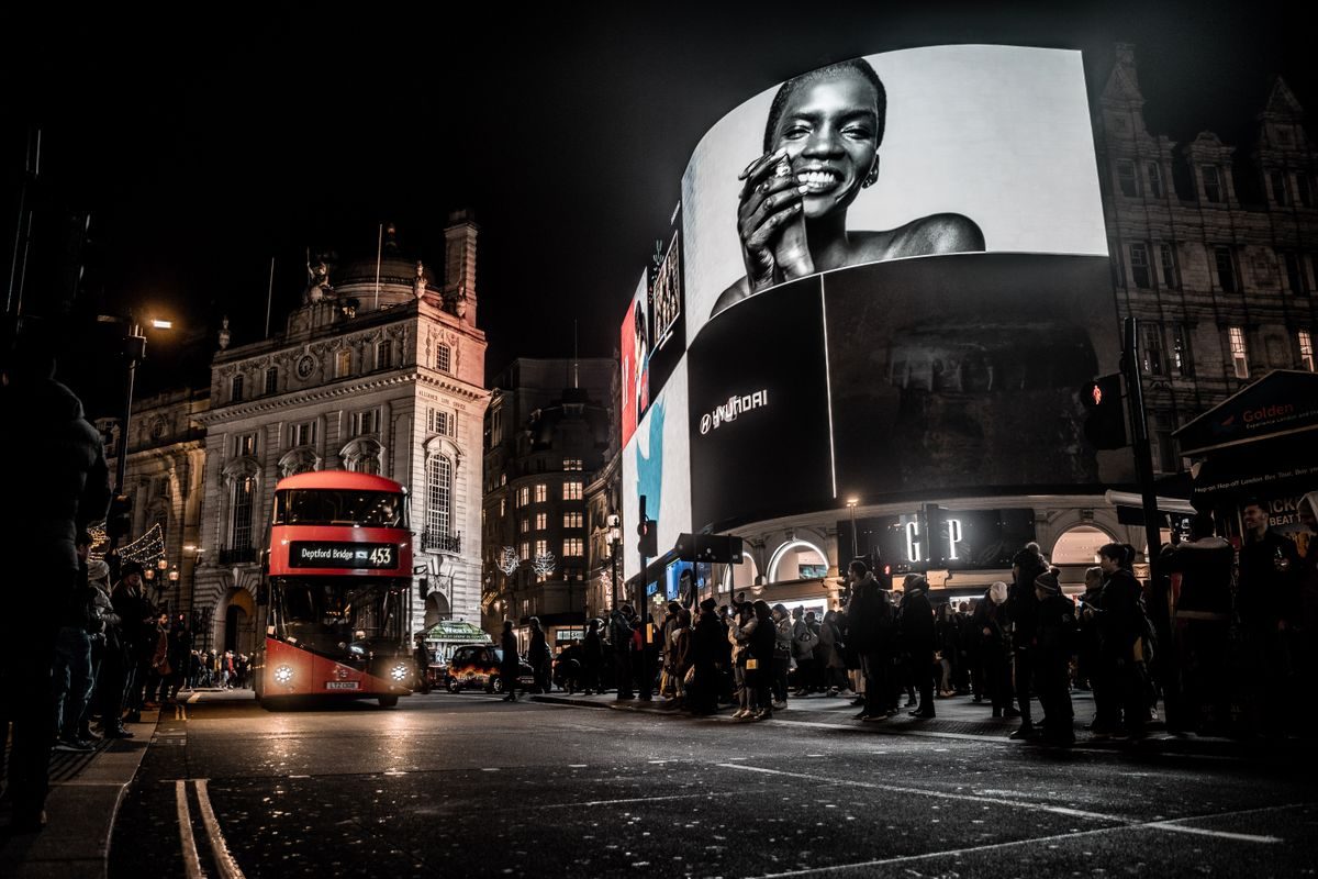 Brand visibility on city billboards